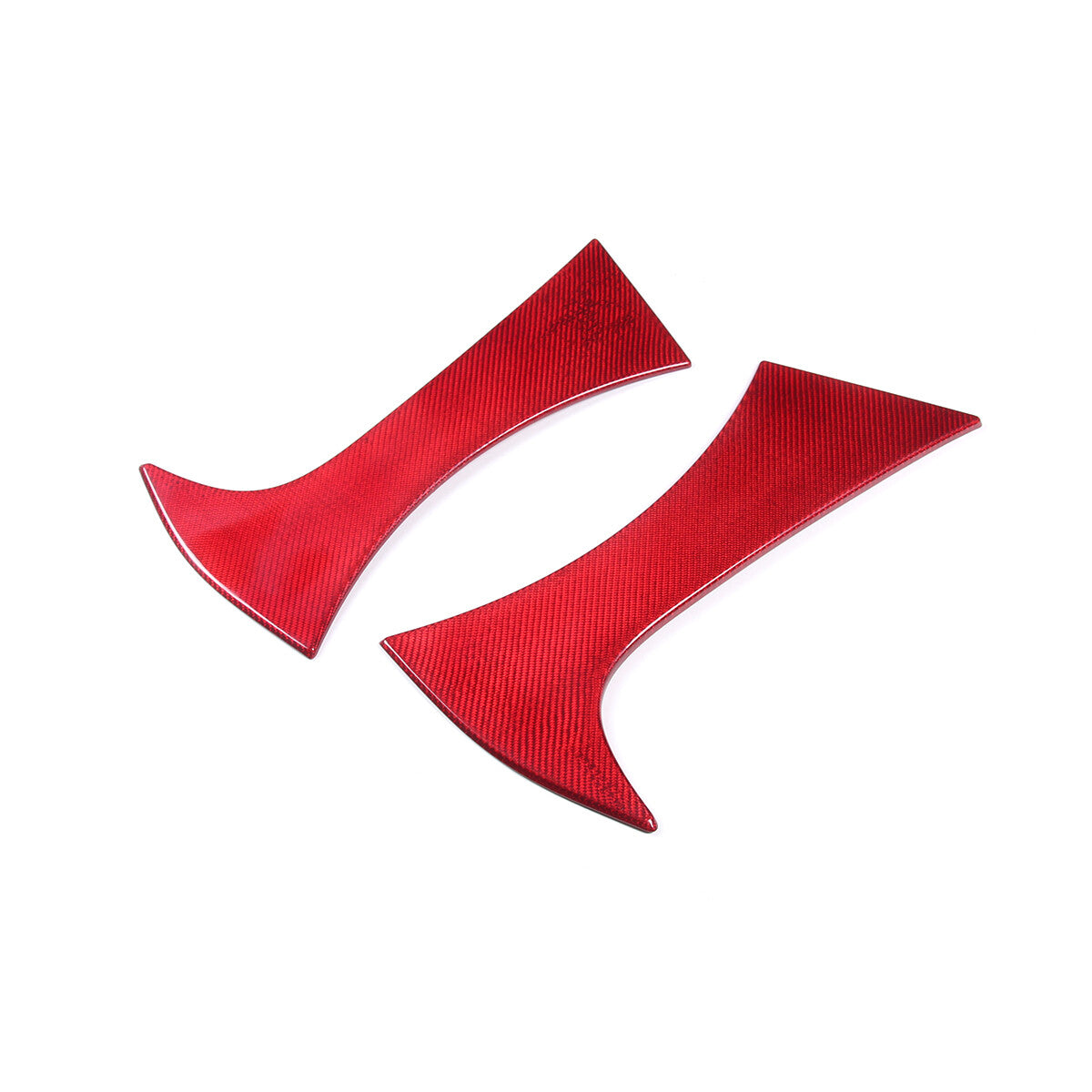 Red Car Side Door Fender Vent Air Wing Cover Trim For Subaru BRZ 2022-2023 4