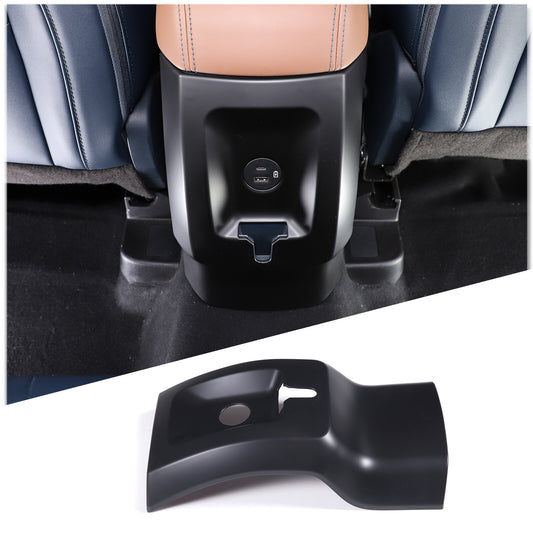 Matte Black Rear Air Outlet Vent Panel Cover Trim For Ford Maverick 2022-2023 1