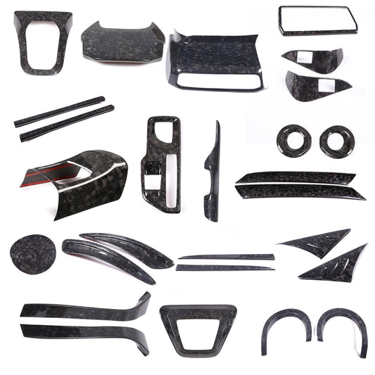 Forged Real Carbon Fiber Interior Exterior Trim Cover For Toyota Supra A90 2019+ - Variants 6-10 1