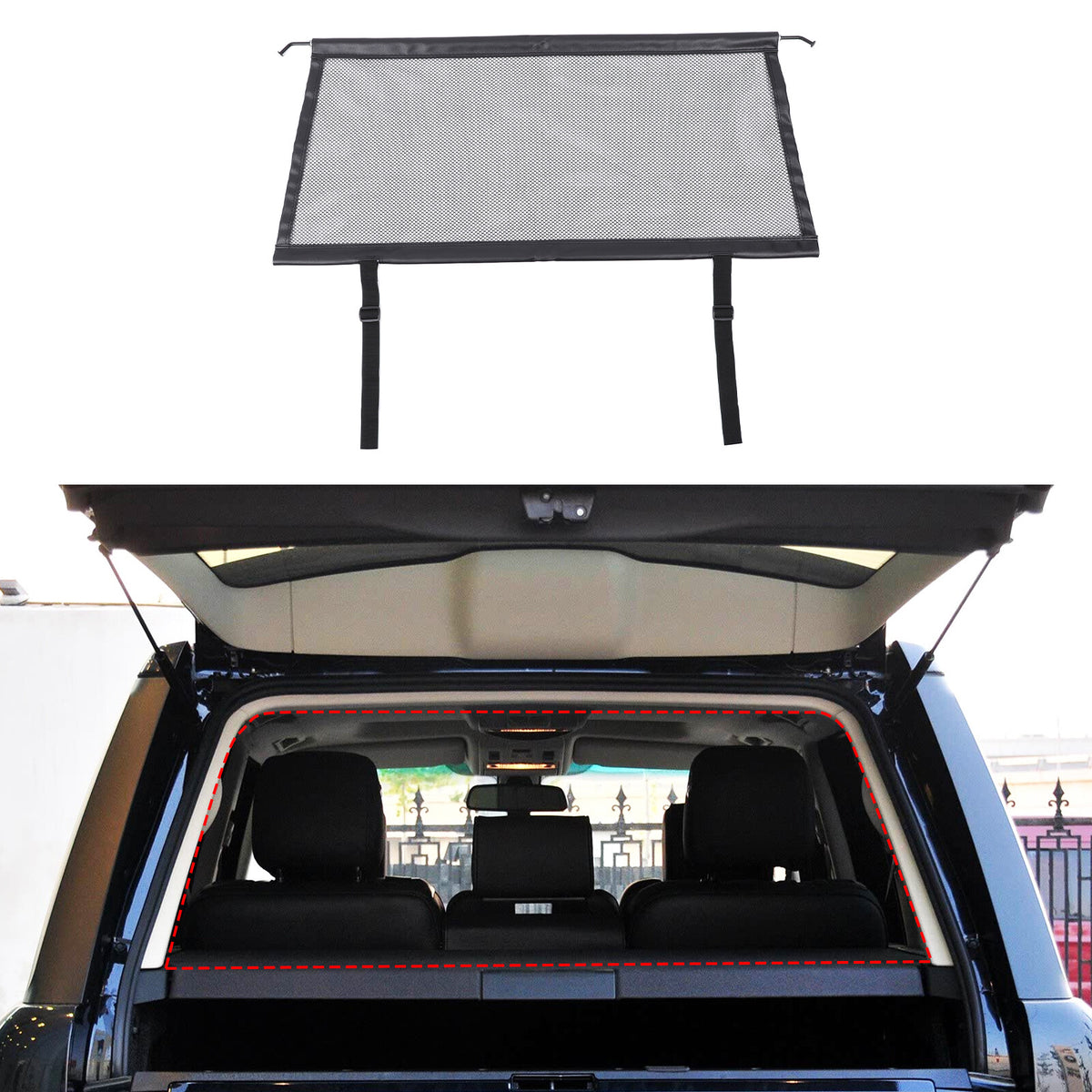 Trunk Safety Isolation Protection Net Trim For LR Range Rover Vogue L322 2003-12 2