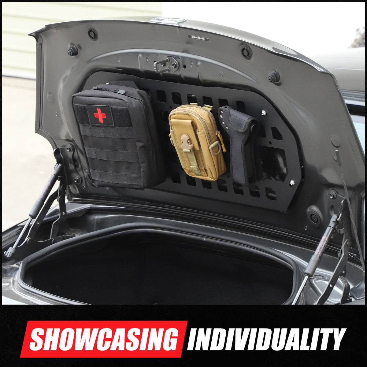 Tailgate Storage Panel Molle Panel Steel Cargo Shelf For Mazda MX-5 Miata 16-25 18