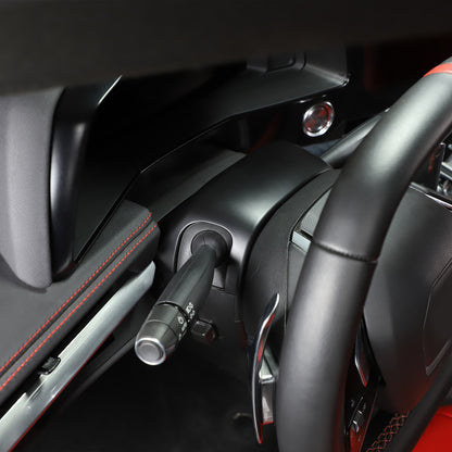 Matte Black ABS Full Interior Set Cover Trim Kit For Corvette C8 2020-25 - Styles 16-20 16
