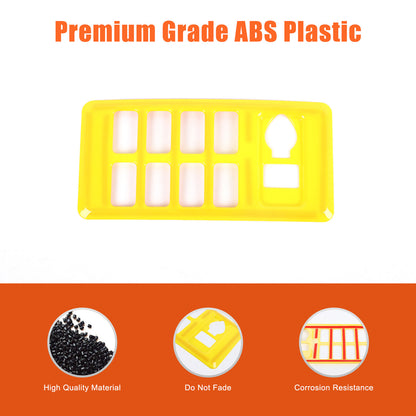 Yellow ABS Interior Center Console Trim Cover for Toyota FJ Cruiser 2007-2021 23