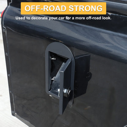 Carbon Steel Fuel Tank Cap Anti-Theft Lock Trim For LR Defender L663 04-18 US 10