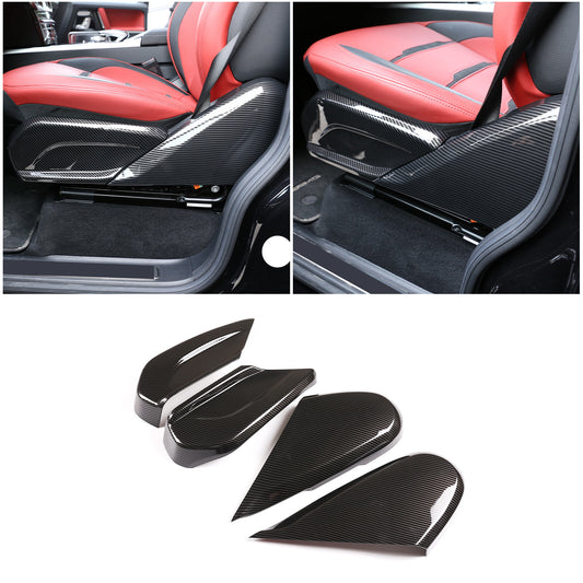 For Benz G-Class 2019-24 Carbon Fiber ABS Seat Button Handle Panel Cover Trim US 1