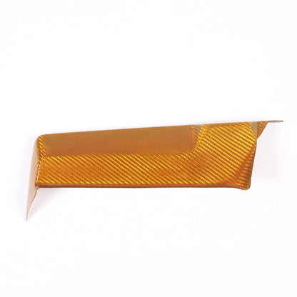 Yellow Carbon Fiber Center Console Screen Back Frame Trim For Corvette C8 20-25 9