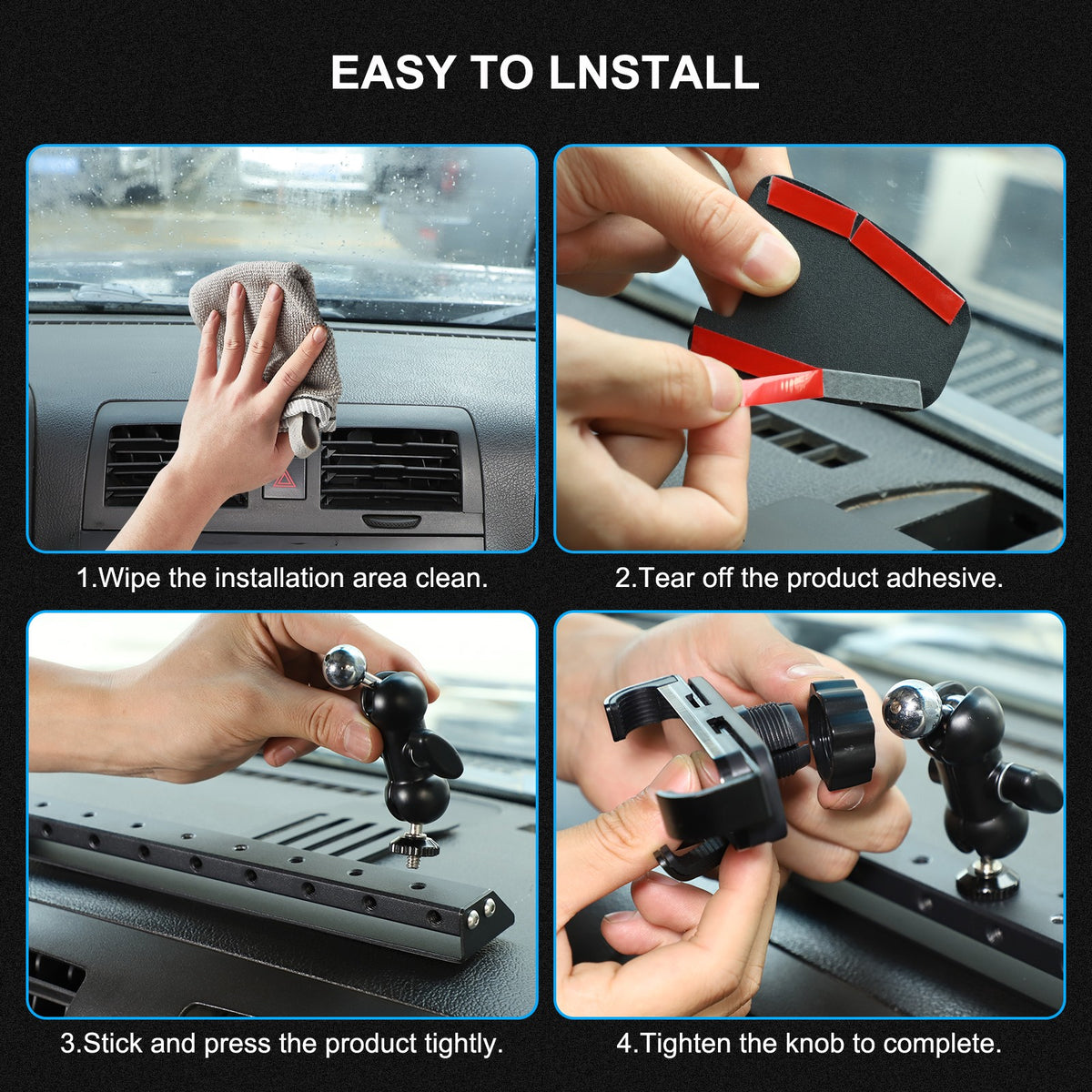 Center Console Multi-Function Phone Mount Bracket For Hummer H3 2005-2009 23