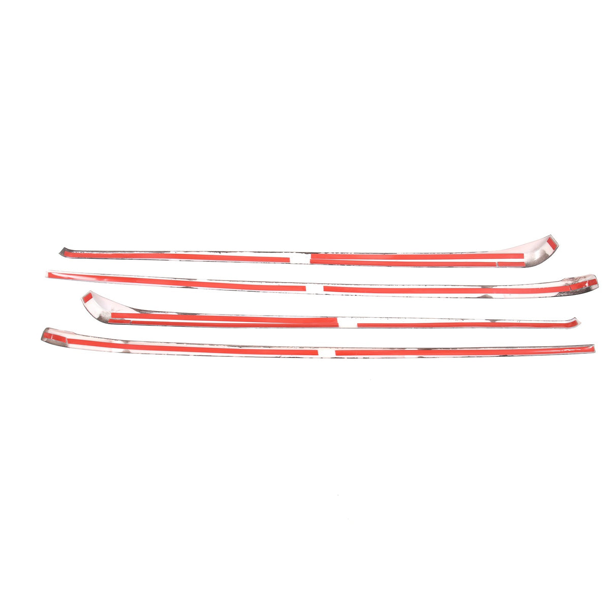 Wood Grain ABS Inner Upper Door Panel Trim For Toyota Tundra CrewMax Cab 2022+ 11