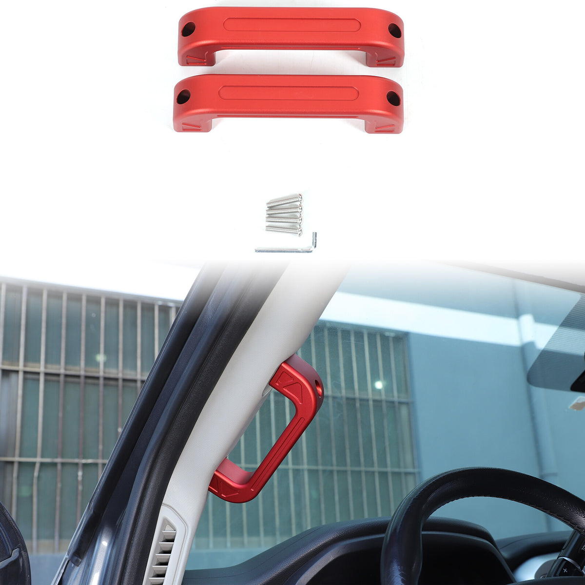 Off Road Replace A-Pillar Grab Handle Stand For Nissan Titan H61 2016-2023 4