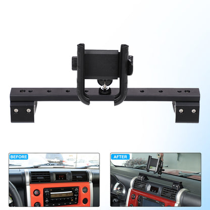 U Shape Center Console Phone Holder Bracket For Toyota FJ Cruiser 2007-2021 11