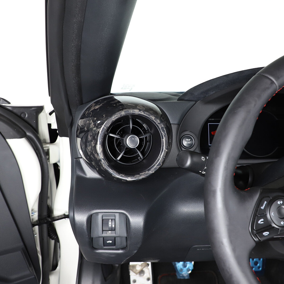 Forged Carbon Dashboard Side Air Outlet Vent Cover Trim For Subaru BRZ 2022 6
