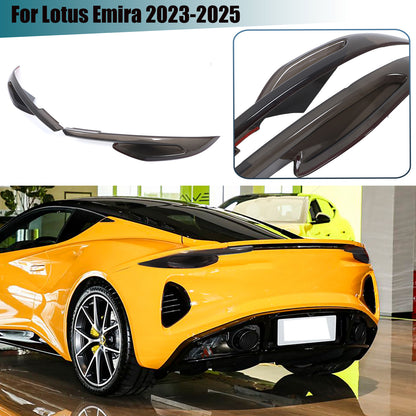 Smoked Black Rear Tail Light Guard Cover Trim For Lotus Emira V6 I4 2021-2025 2