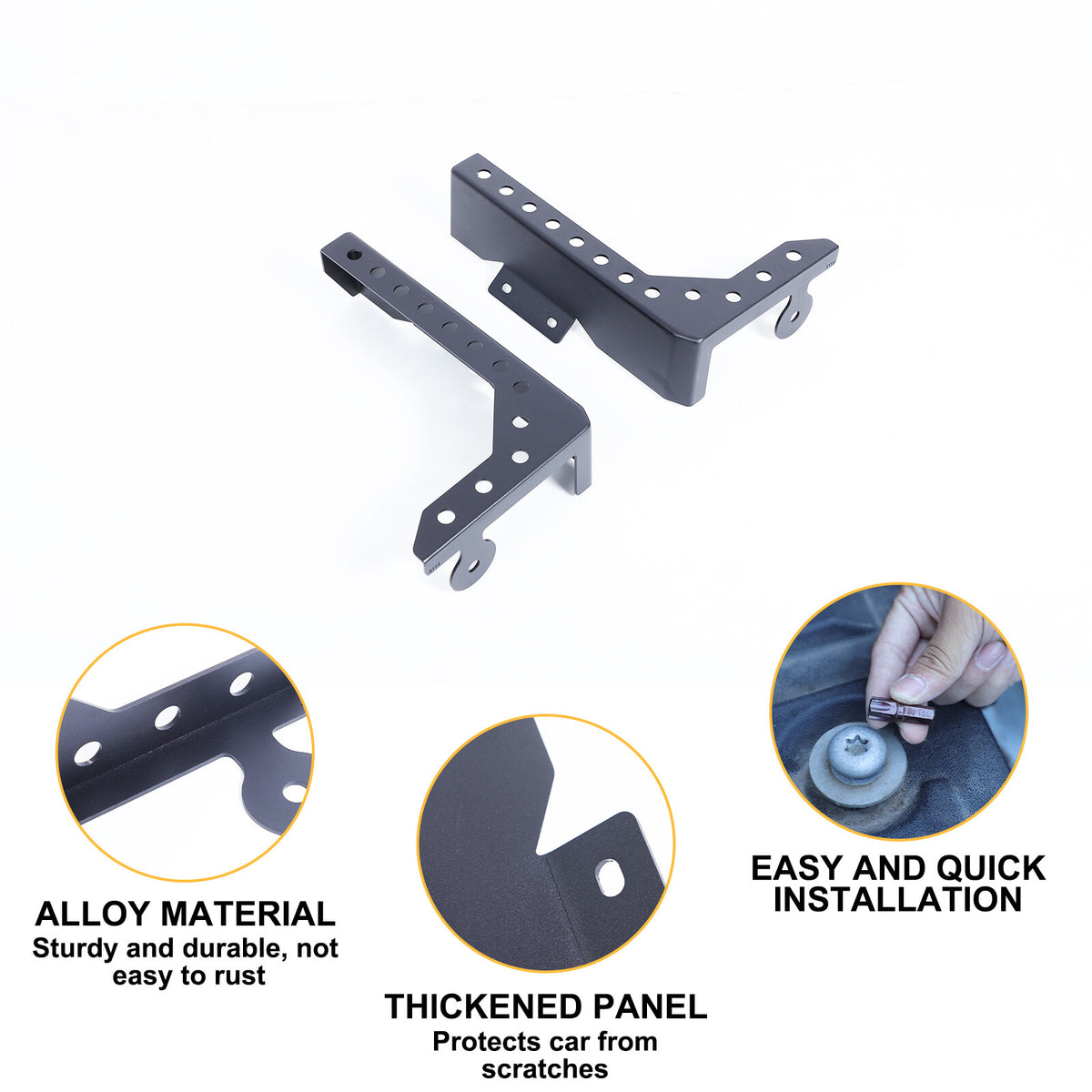 Rear Bumper Mounting Cargo Carrier Box Support Bracket For Toyota Tundra 22-26 4