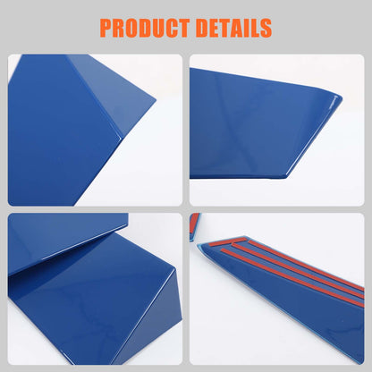 Blue Rear Windshield Spoiler Anti-wind Buffeting Deflector for Corvette C8 Coupe 12
