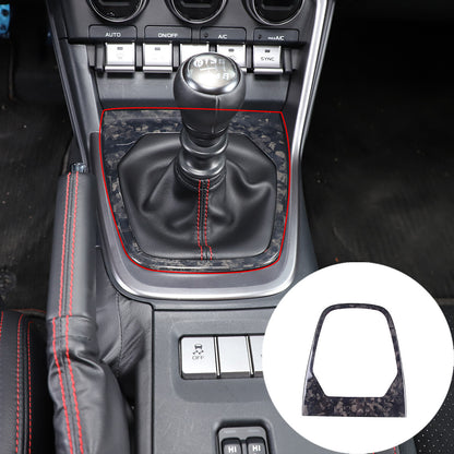 Forged Style Carbon fiber Gear Shift Panel Cover For Toyota 86/ Subaru BRZ 2022+ 2