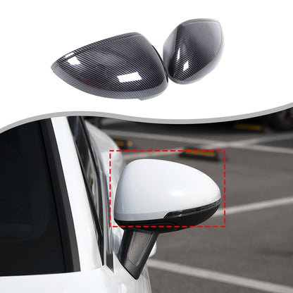ABS Carbon fiber Side Rear Mirror Cover Caps Trim For Porsche Macan 2011-2021 US 1
