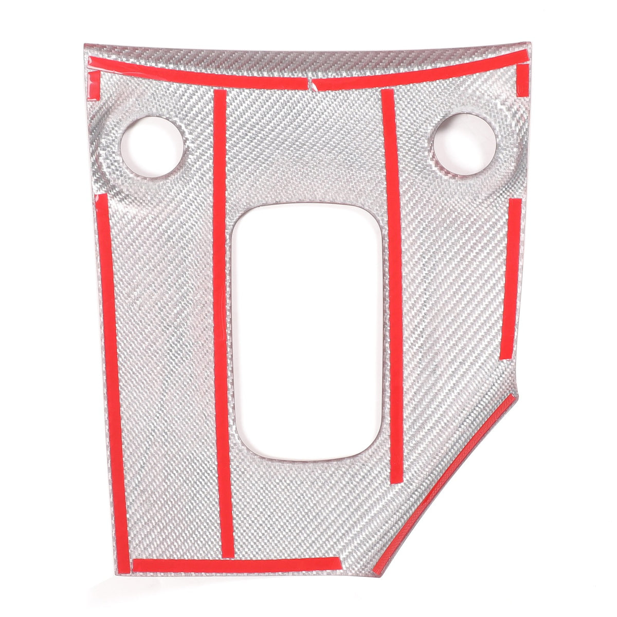 Red Real Carbon Fiber Gear Shift Panel Cover Trim For Nissan Z RZ34 400Z AT 23+ 10