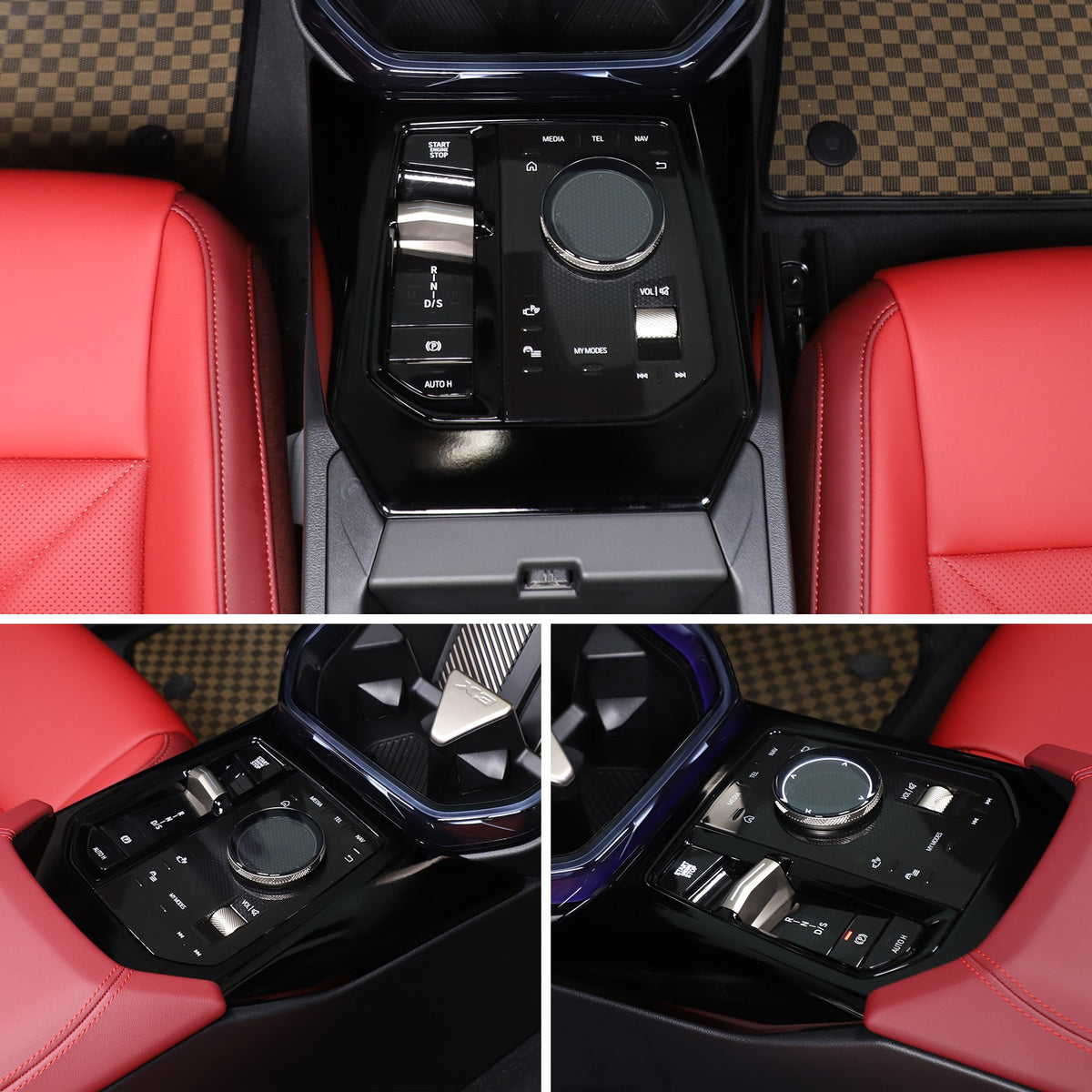 Glossy Piano Center Console Gear Shift Panel Frame Trim For BMW X3 G45 2025+ US 14