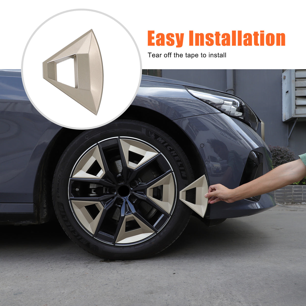 Replacement Car Wheel Edge Decor trim Cover For BMW 5 Series G60 2024+ 11