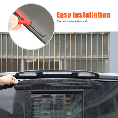 Smoked Black ABS High Mount Brake Light Trim Cover For Nissan Titan 2016+ US 22