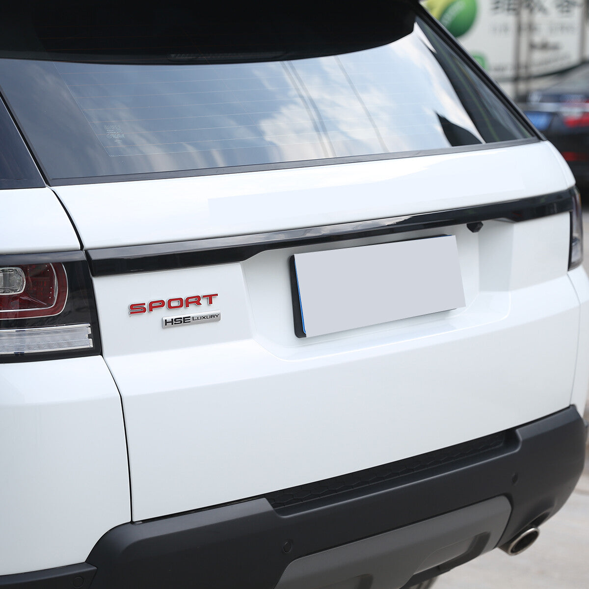 Glossy Black Tailgate Trim Strip For Land Rover Range Rover Sport L494 14-21 14