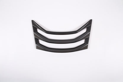 ABS Carbon Rear Hood Scoop Air Vent Cover Trim For Corvette C8 Convertible 20+ 5