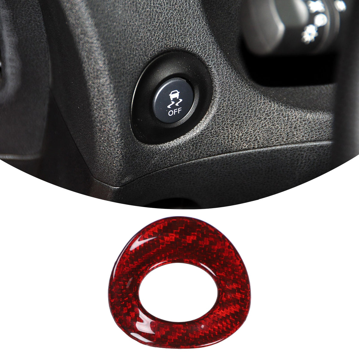 Red Real Carbon Fiber Interior Center Console Trim For Nissan Z 400Z RZ34 2023+ 86