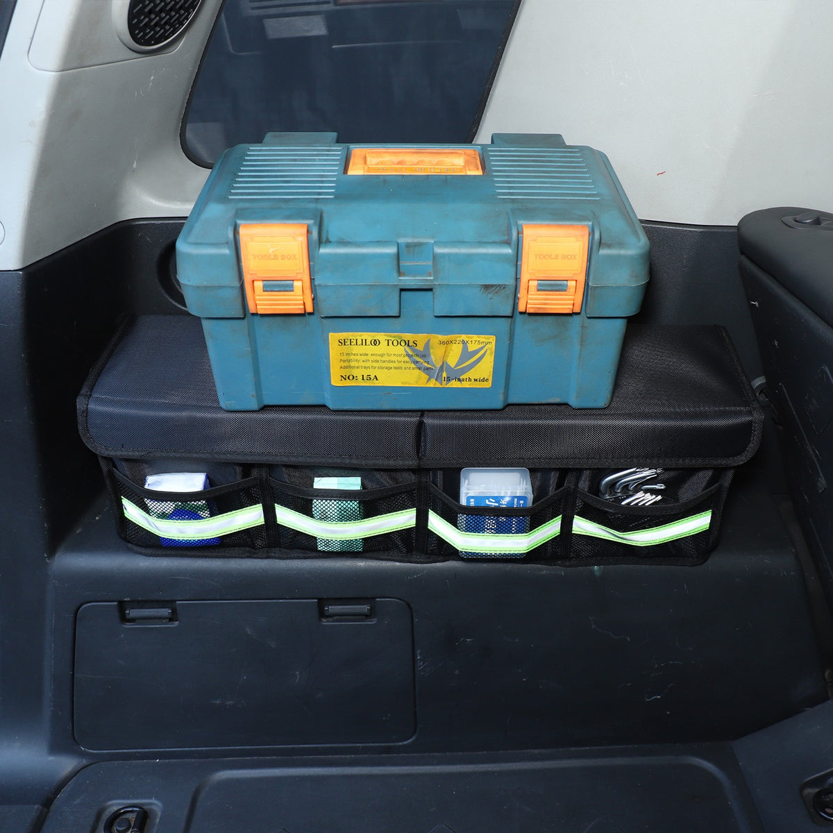 Trunk Cargo Left Side Storage Organizer Box For Toyota FJ Cruiser 2007-2021 13
