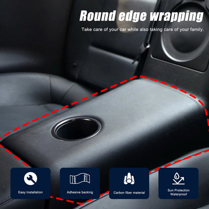 Real Carbon Fiber Rear Seat Armrest Panel Trim For Nissan GT-R R35 08-16 US 11