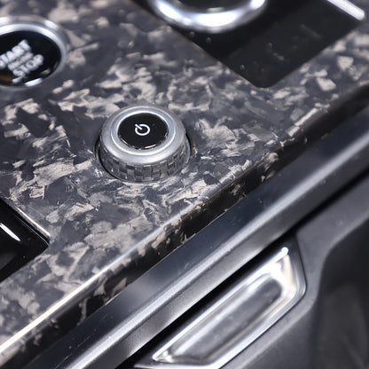 Forged Real Carbon Fiber Center Gear Shift Panel Trim For Range Rover Vogue 23+ 22