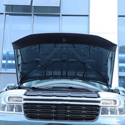 Black Car Bonnet Hood Bra Protector Mask Cover For Ford Maverick 2022-23 US 7