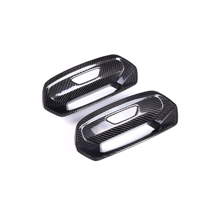 Carbon fiber Seat Headrest Back Hook Cover Trim For Lamborghini URUS 2018-23 US 7