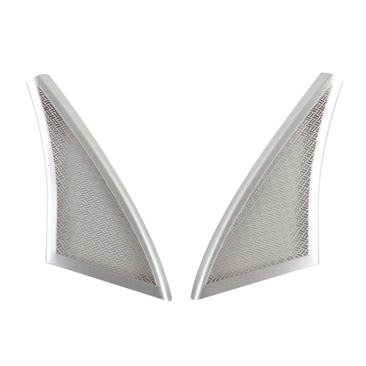 Silver Steel Front& Rear Door & Audio Speaker Tweeter Mesh Cover For BMW X1 23+ 18