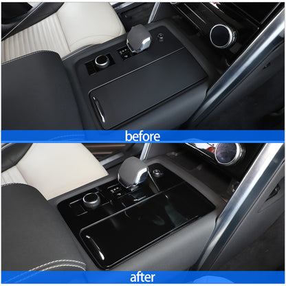 Glossy Black Center Gear Shift Cover Trim for Land Rover Discovery 5 2020-21 9