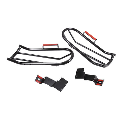 For Toyota FJ Cruiser 07-21 Black Steel Front Fog Light Bumper Lamp Cover Trim 5
