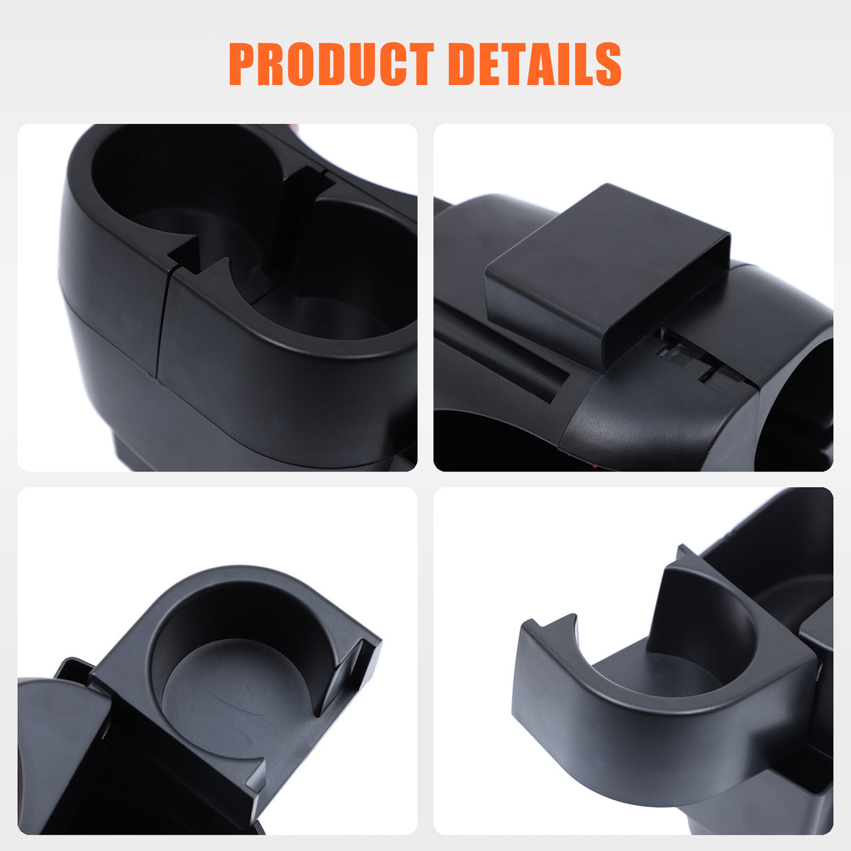 Center Lower Cup Storage Box Organizer Tray For Fiat 500 Abarth 595 695 2016+ 15