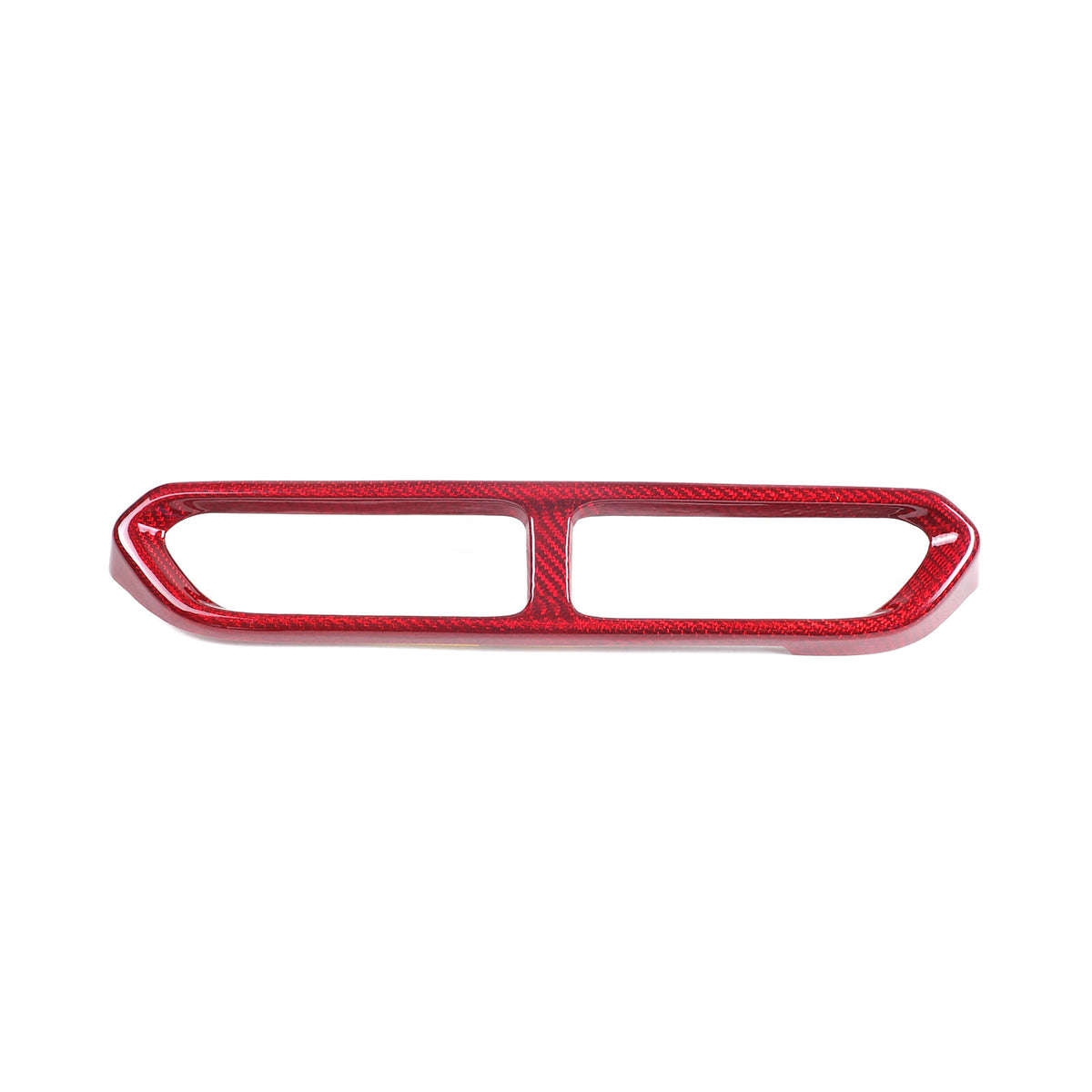 Red Real Carbon Fiber Center Console Air Vent Panel Trim For Lotus EMIRA 2021-25 17