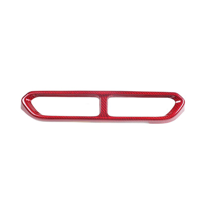 Red Real Carbon Fiber Center Console Air Vent Panel Trim For Lotus EMIRA 2021-25 17