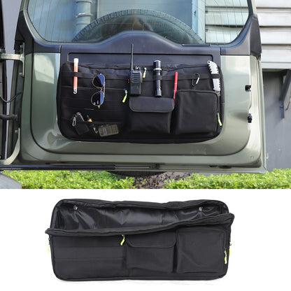 Rear Door Tailgate Trunk Storage Bag Cargo Tool For LR Defender L663 2020-24 3