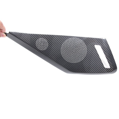 Real Carbon Door Speaker Cover Trim For Corvette C8 Z51 Z06 Coupe 2LT 3LT 20+ US 24