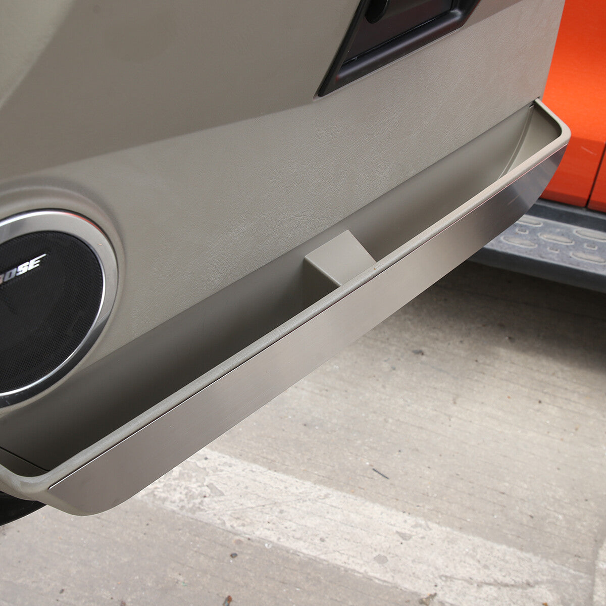 4PCS Silver Steel Inner Door Anti-Kick Panel Sticker Trim For Hummer H2 03-07 7