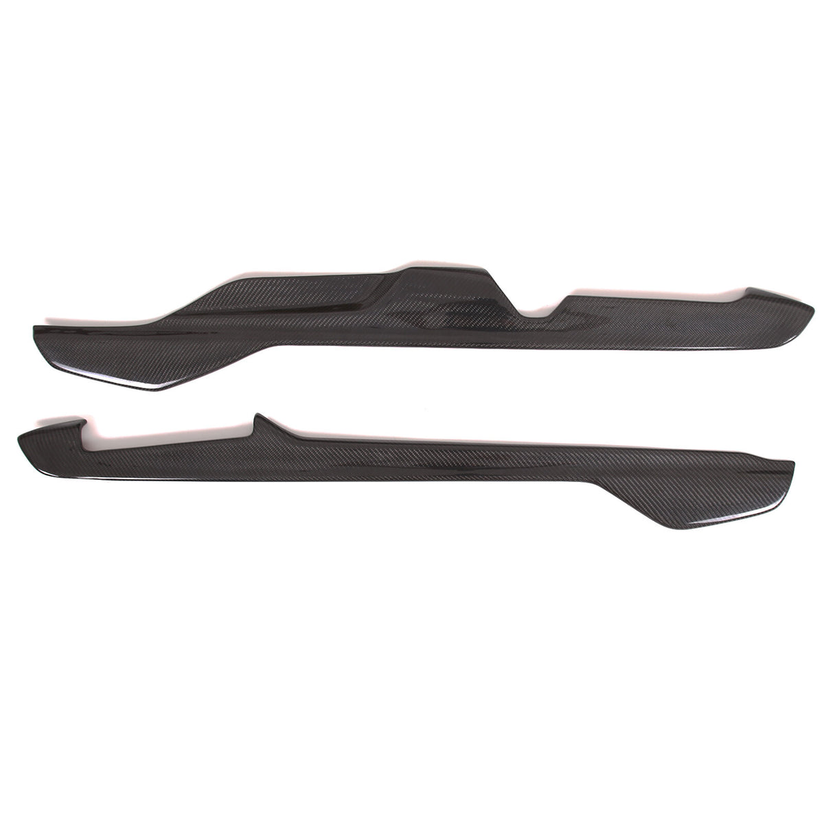 Carbon Central Console Side Panel Strip Trim For C8 Corvette Z06 Z51 Coupe 20-26 13