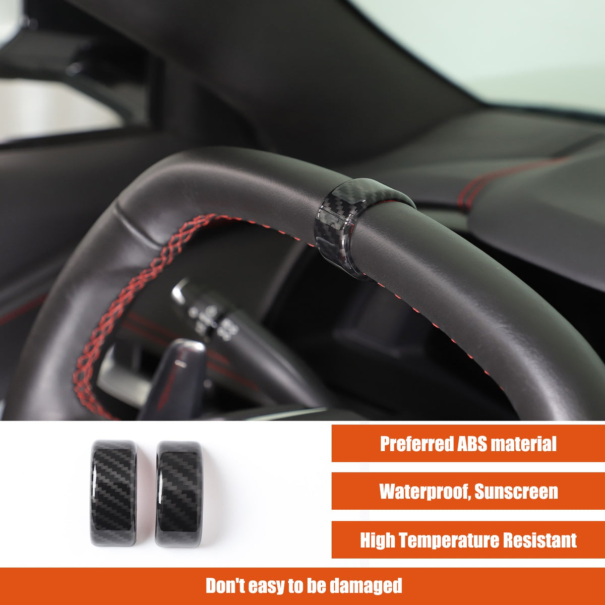 Carbon Fiber ABS Interior Full Decor Cover Trim Kit For Corvette C8 2020-2025 - Styles 51-55 76