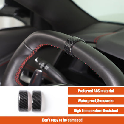 Carbon Fiber ABS Interior Full Decor Cover Trim Kit For Corvette C8 2020-2025 - Styles 51-55 76