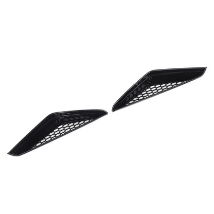 Glossy Piano Black Front Bumper Side Air Vent Grille Trim For BMW iX i20 2022-24 9
