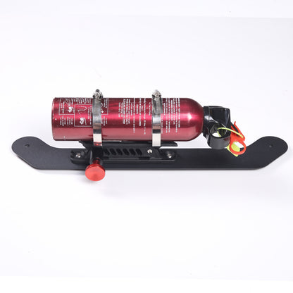 Black Steel Trunk Fire Extinguisher Bracket Holder For Toyota FJ Cruiser 2007-21 5