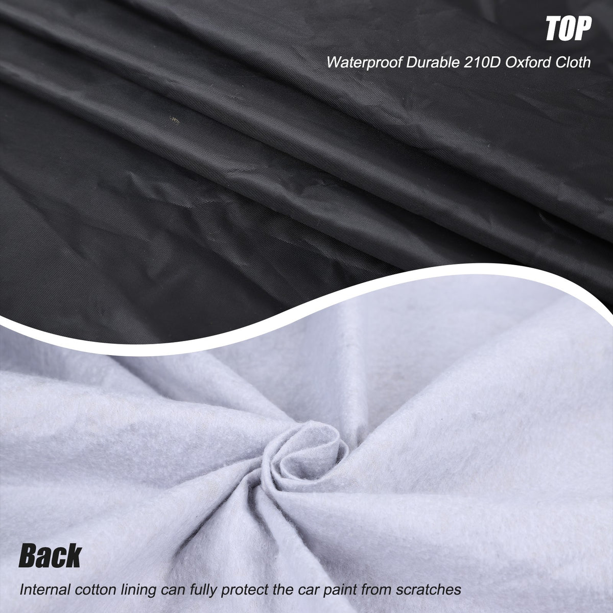 Black Full Car Cover Outdoor Waterproof Sun Car Cover For Hummer H2 2003-2009 15