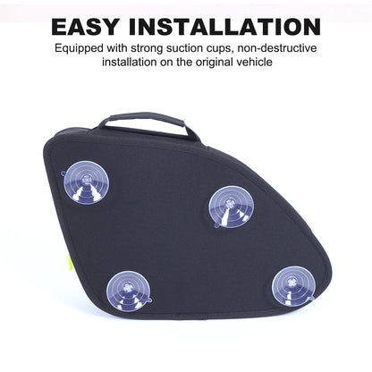 Rear Trunk Left Side Storage Bag Pocket Organizer For Mitsubishi Outlander 16-20 16
