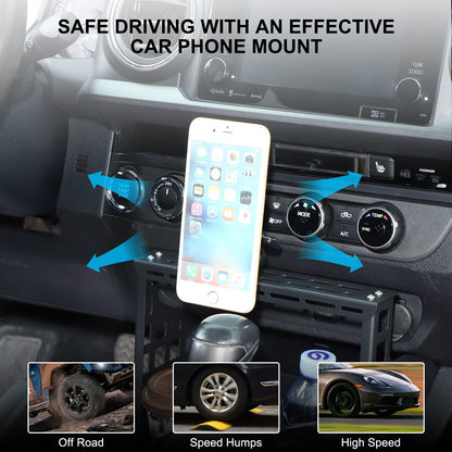 Magnetic Center Molle Panel Digital Device Mount For Toyota Tacoma 2016-2022 US 8