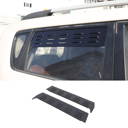 Black Rear Door Window Louver Air Vent Panel Trim Cover For Kia Soul 2009-2013 23